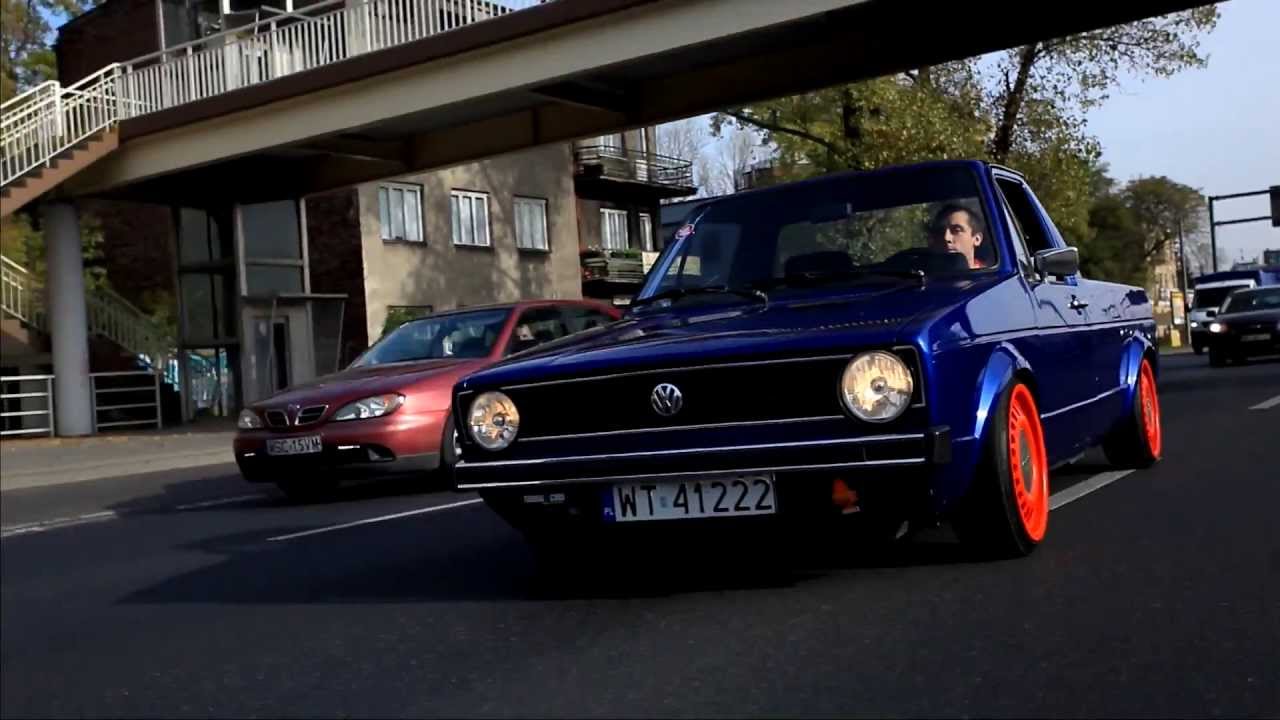 Air Ride - CADDY MK1 VW Rabbit - VolkSWAGen - Canon 5D - Strzelecki Video