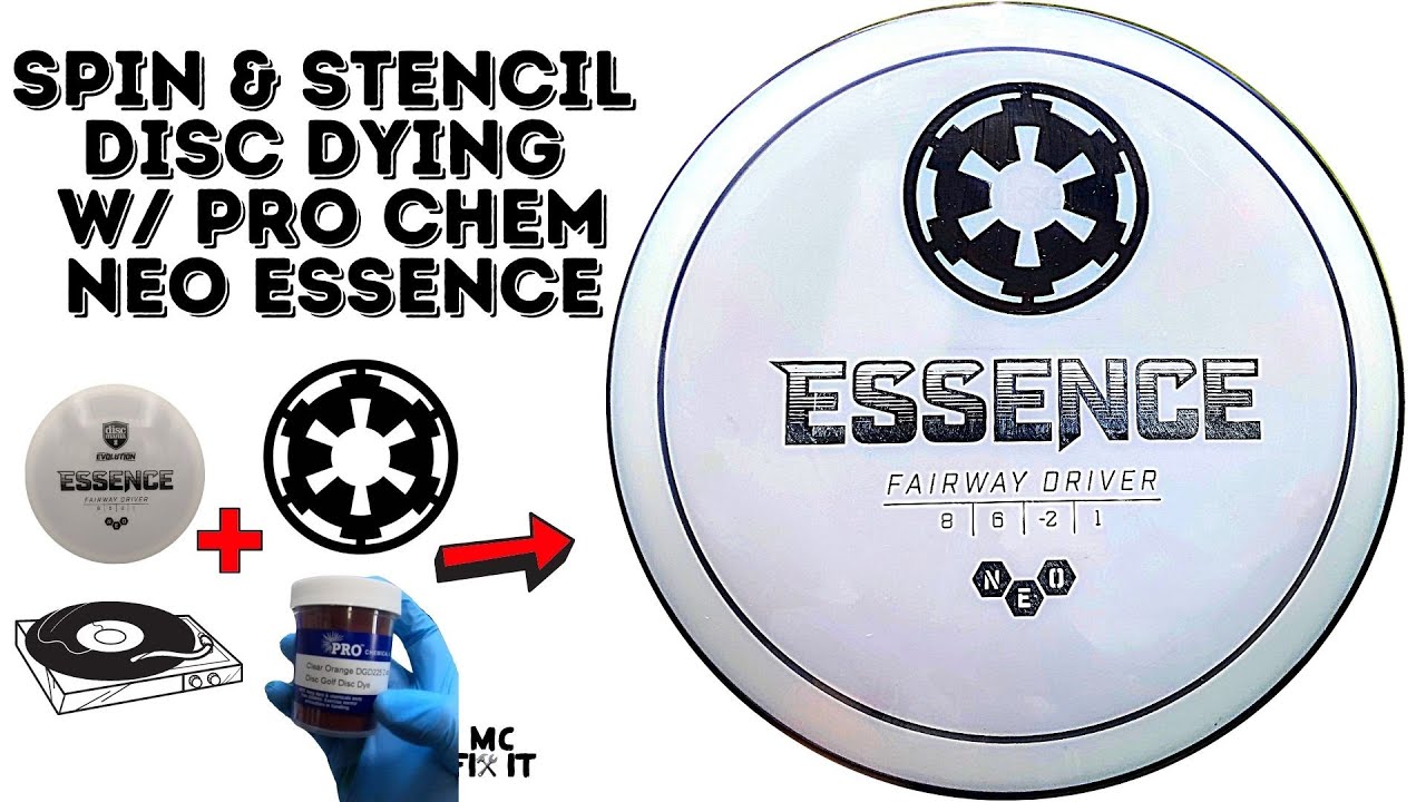 Essence Discmania Spin & Stencil Dye w/ Galatic Order | Pro Chem & Die | Disc Dye (Complete Guide)