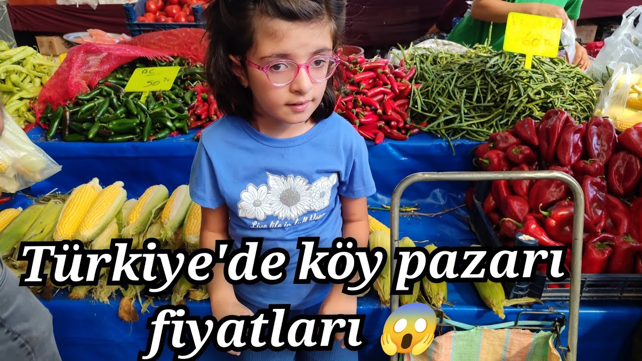 T&Uuml;RKİYE'DE PAZAR GEZELİM FİYATLARI NASIL ?!!!!😱#pazar #fiyat