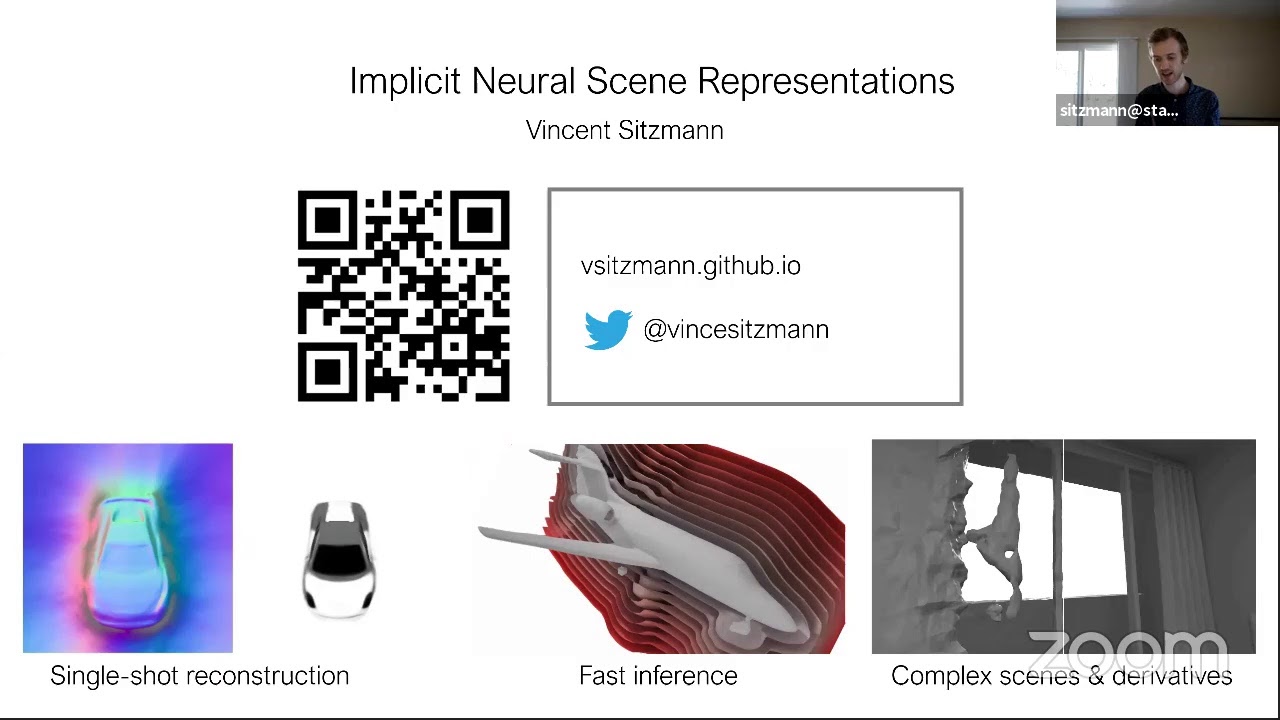 TUM AI Lecture Series - Implicit Neural Scene Representations (Vincent Sitzmann)