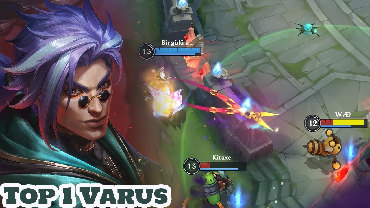 Wild Rift Varus - Top  Varus  fiend queller  skin  Gameplay Rank Sovereign