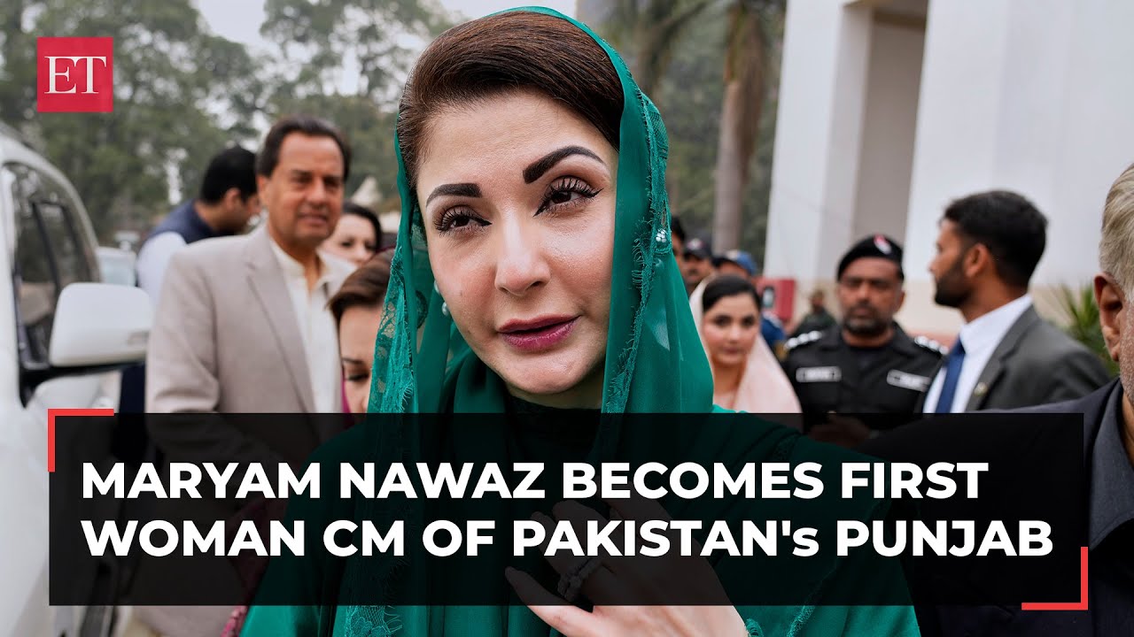 Maryam Nawaz becomes first woman CM of Pakistan's Punjab province, calls it every woman's victory
