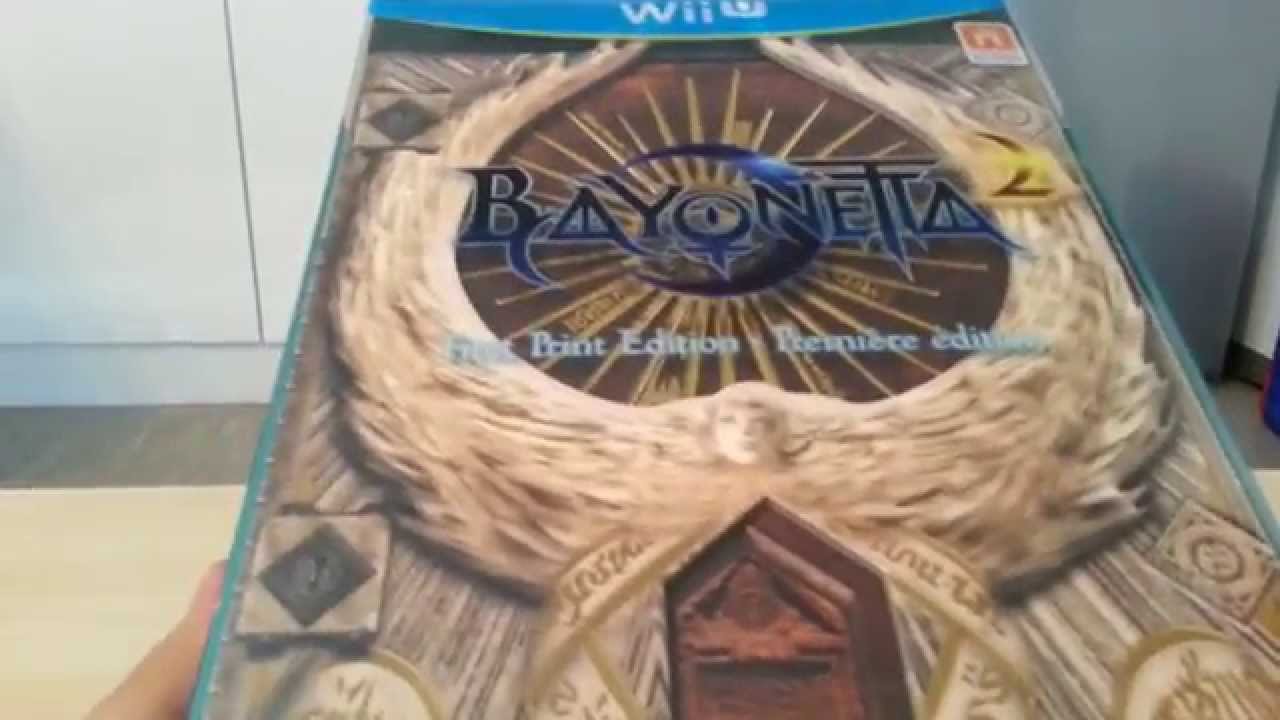 Bayonetta 2 First Print Edition Wii U Unboxing Deutsch