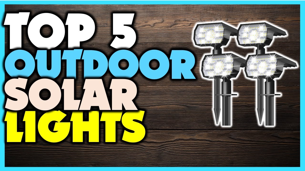 🔶 Top 5 Outdoor Solar Lights 🏆 Best Outdoor Solar Lights