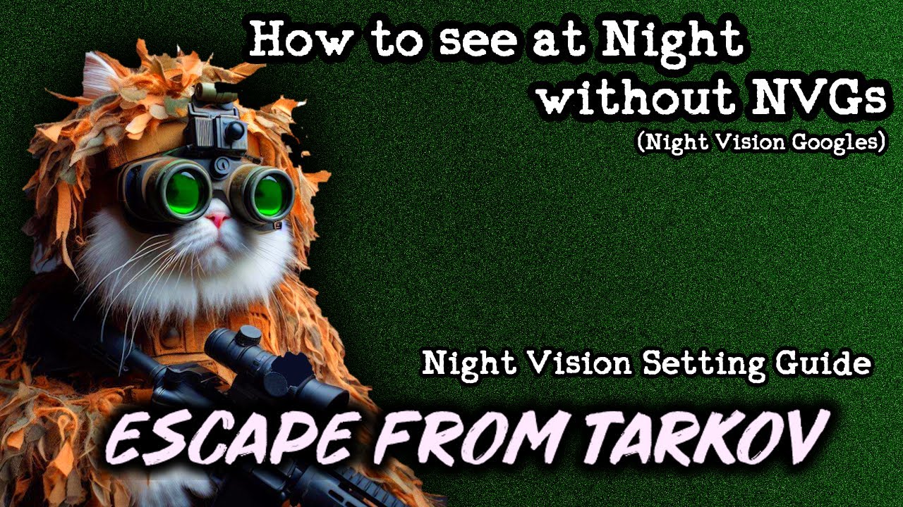 How to see at Night without night vision goggles (NVG)  - Escape from Tarkov