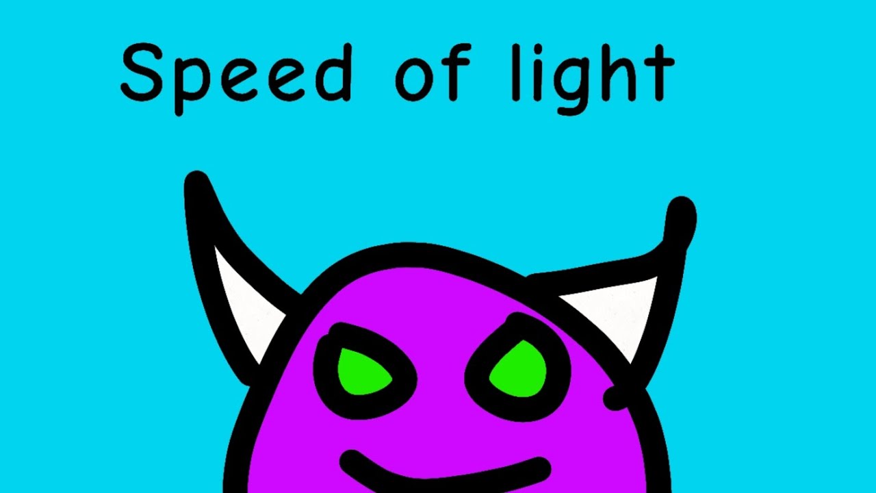 Así fue cómo me pase speed of light 😨😨😱😱