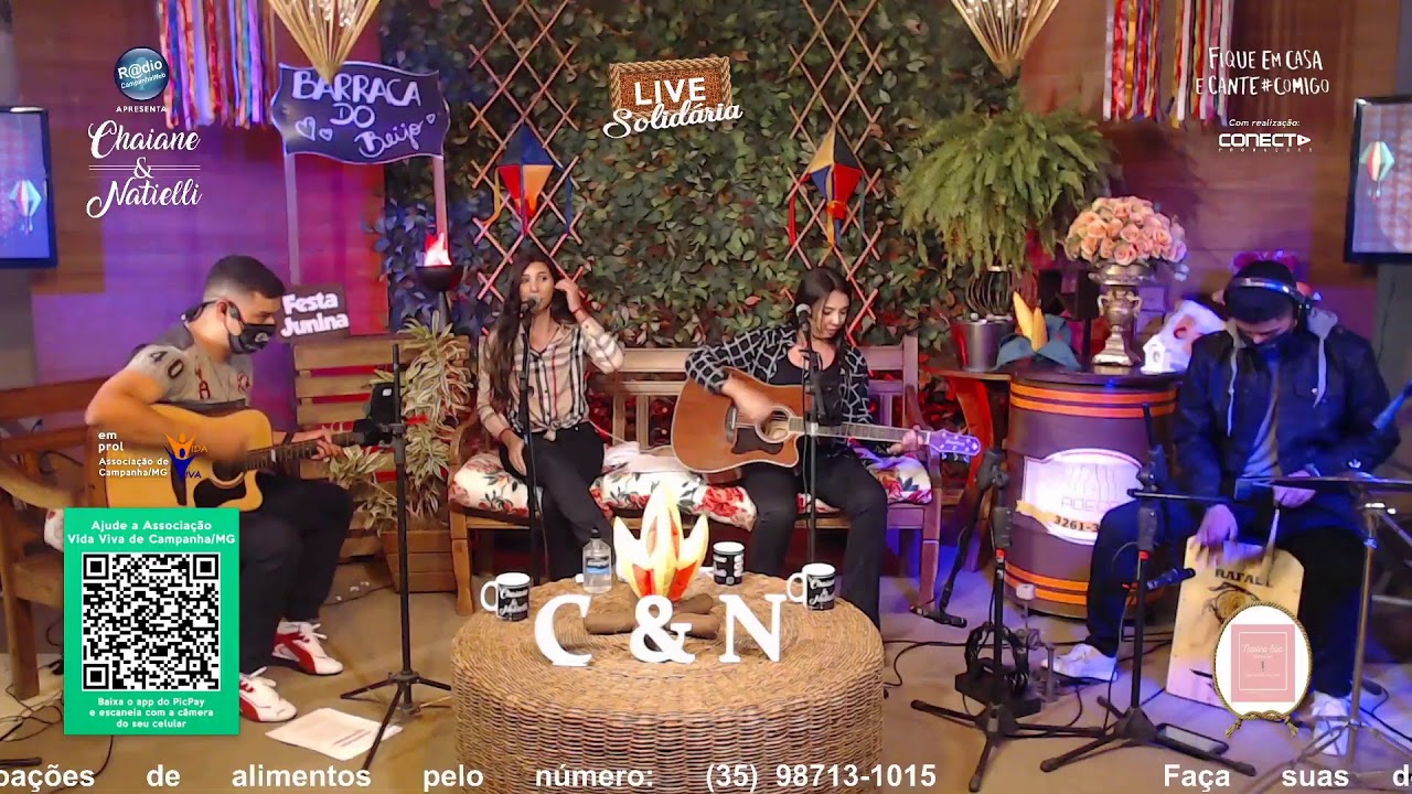 Live Solid&aacute;ria Chaiane e Natielli - #livehoje
