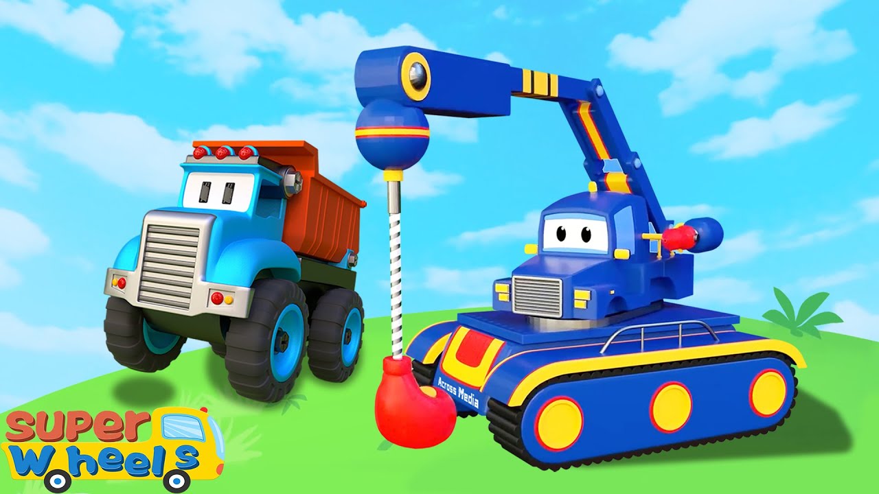 Transformer Team; Our claw truck removes broken trees to let us build a new train line.