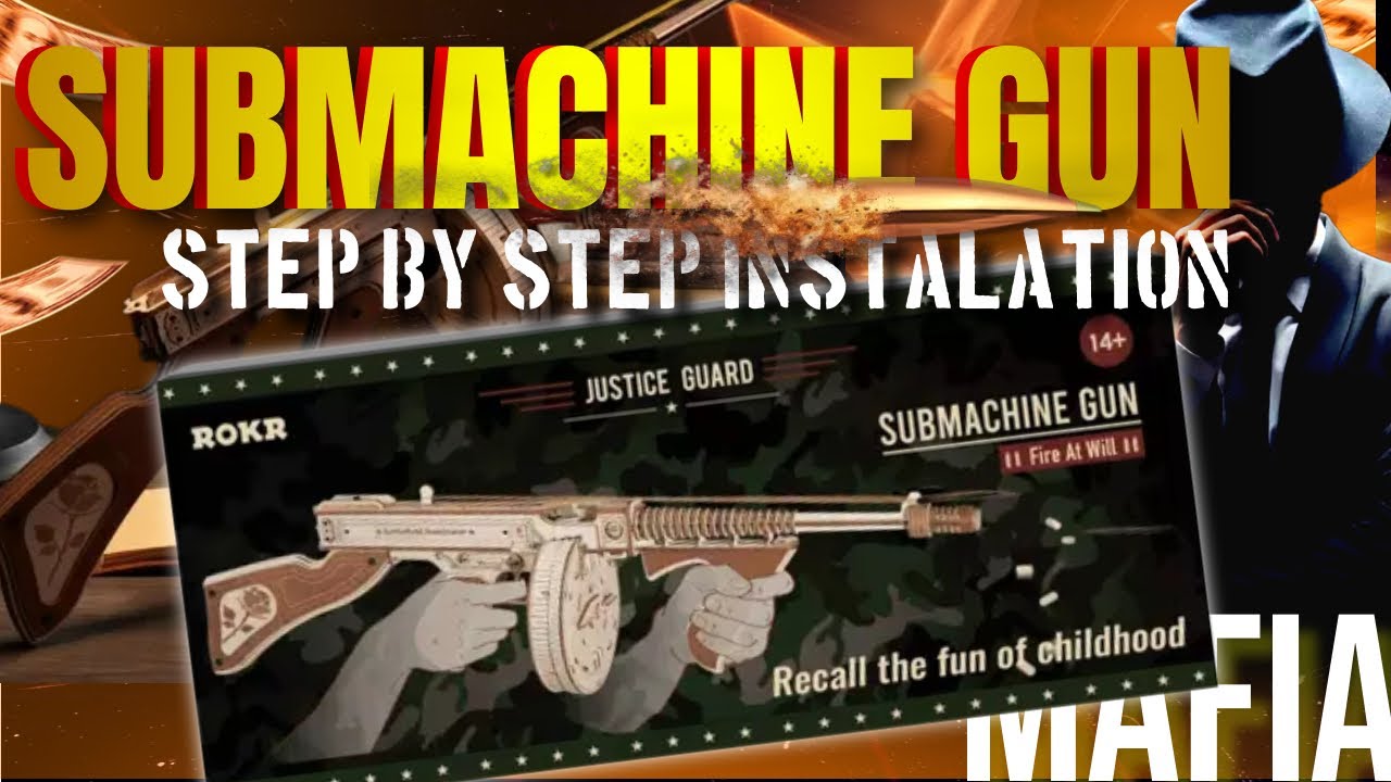 THOMPSON SUBMACHINE GUN FULL INSTALLATION GUIDE! BIG BOYS TOY!