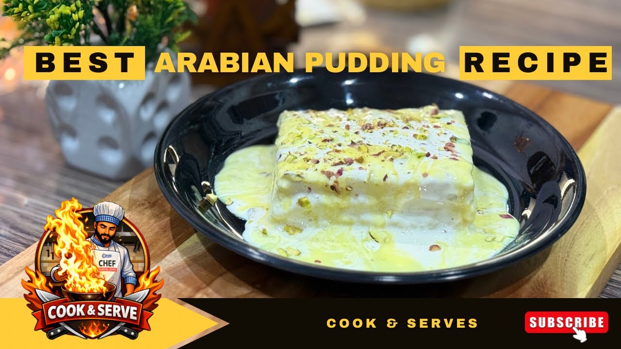 Arabian pudding recipe | easy dessert recipe | how to make arabian pudding | pudding recipe 