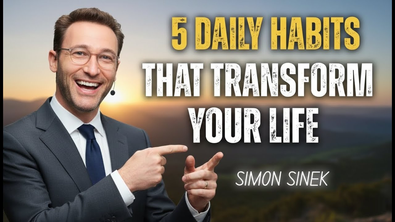 5 Daily Habits That Transform Your Life best speech by Simon Sinek