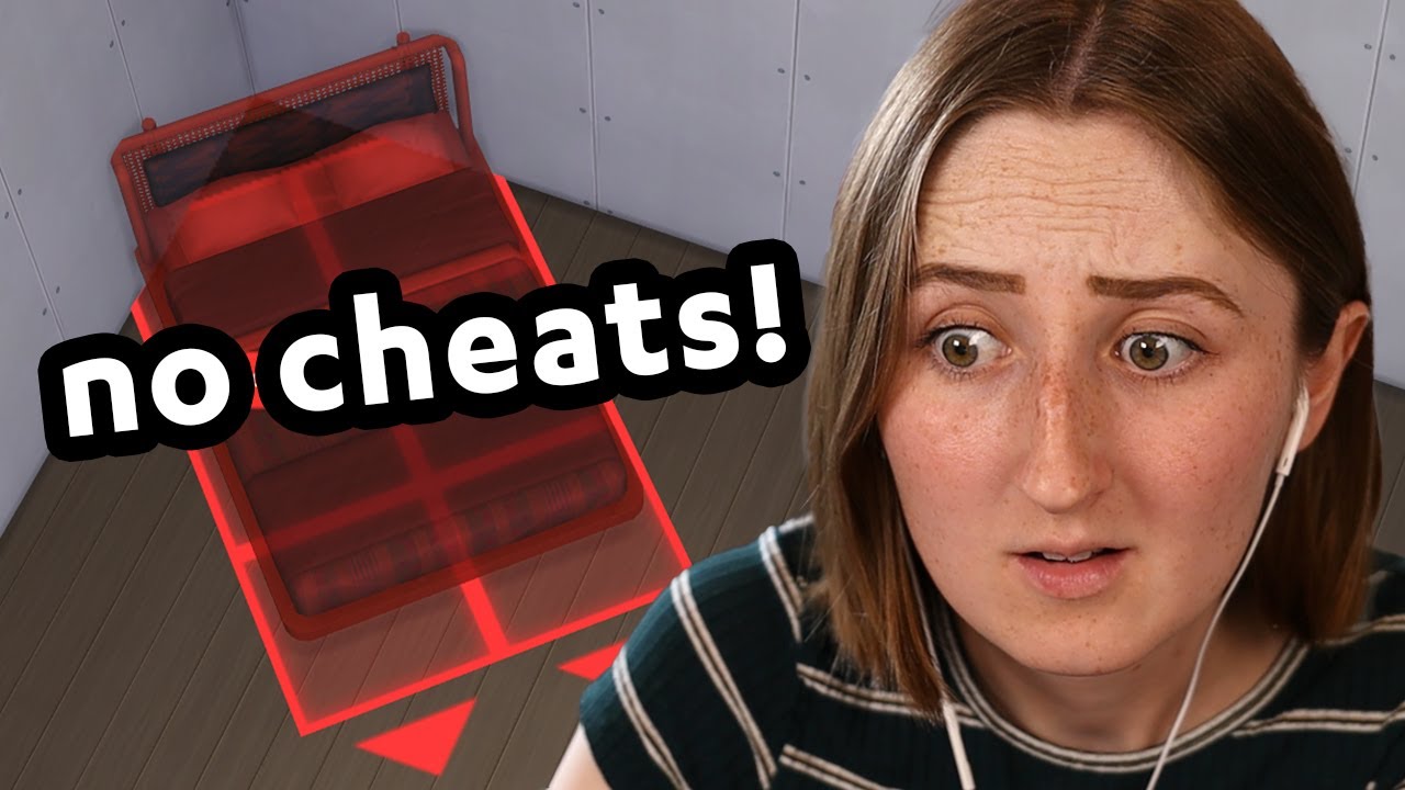 trying to build a sims house with NO CHEATS