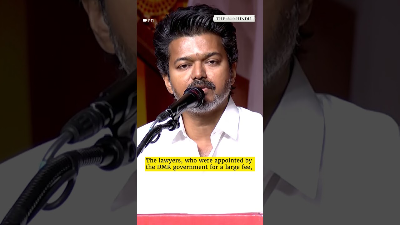 &lsquo;Has the CM forgotten?&rsquo;: TVK president Vijay hits out at Stalin