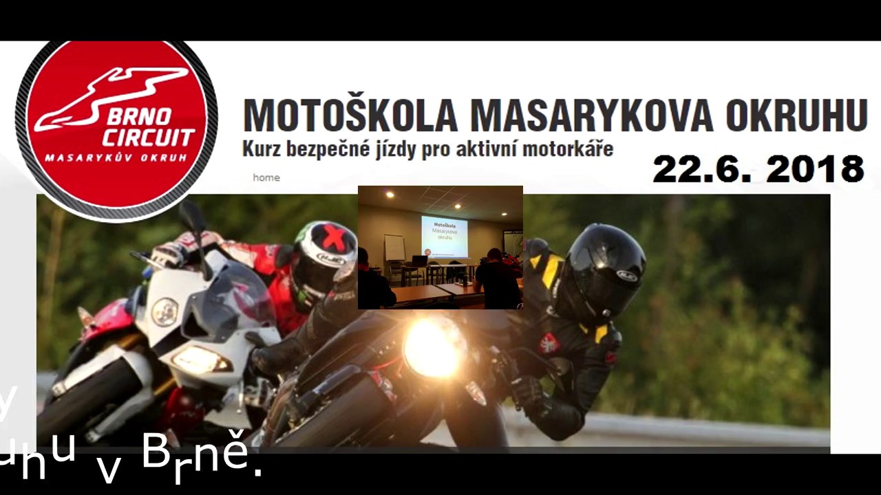 MOTOŠKOLA BRNO 2018 / DÉŠŤ / PEPA SRŠEŇ / OKRUH JE NÁVYKOVKA