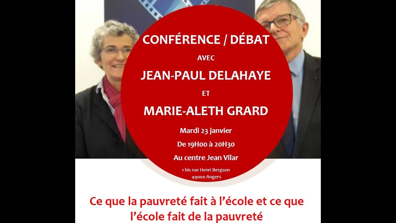 Conférence Jean Paul Delahaye   Marie Aleth Grard   KTE Angers