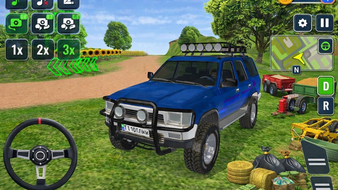 🔥Tractor Game Driving Simulator - Gameplay (Android)