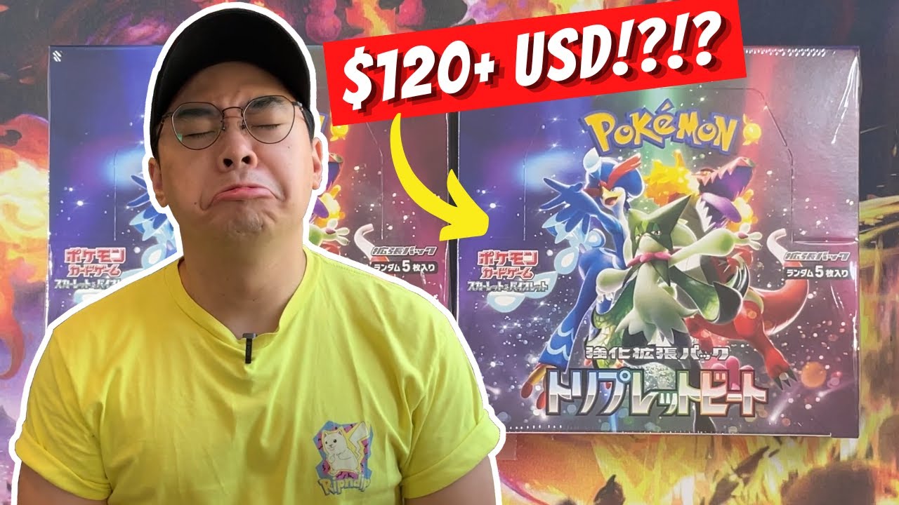 Watch me flush $120 worth of Japanese Pokemon Triple Beat down the drain 😂
