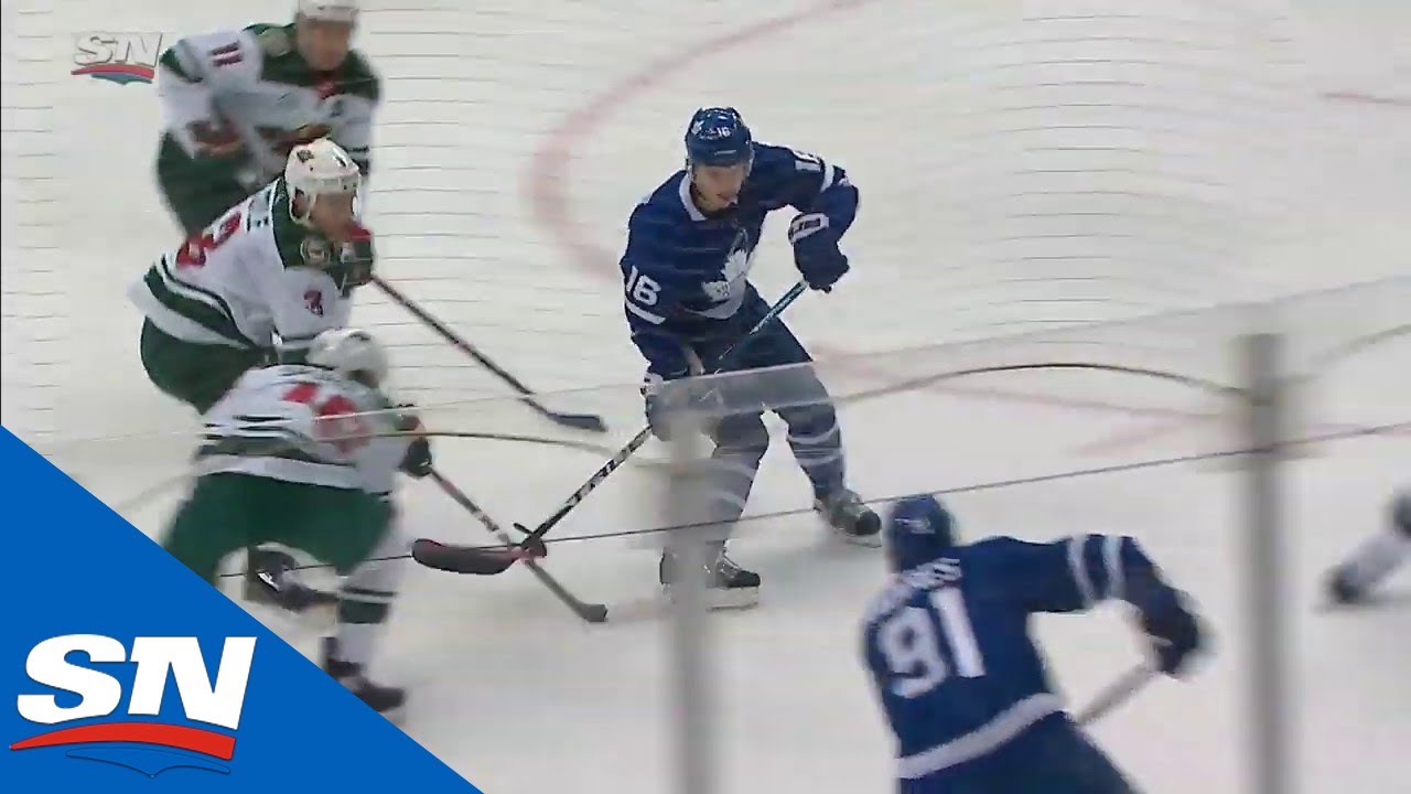 Mitch Marner and John Tavares Hook Up For Second Goal Of Period