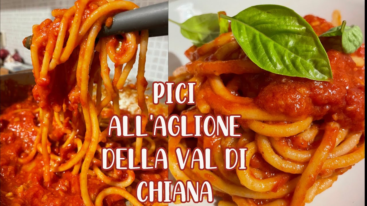Pici all'AGLIONE della Val di Chiana DOP