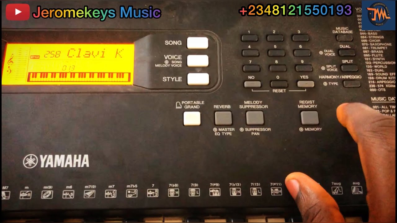 PSR E363 Best Tones For Praise Tutorial 2021