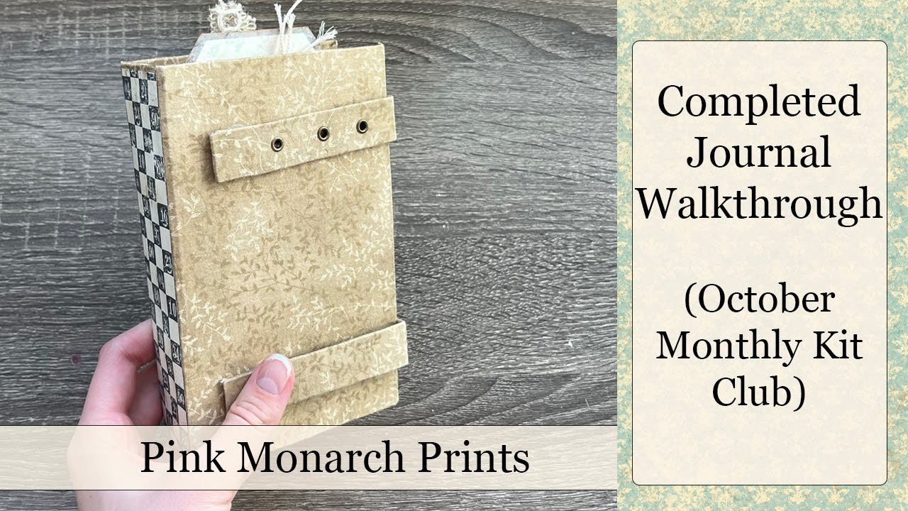 Walkthrough of my most recent junk journal - aesthetic, inspiration, junk journaling!