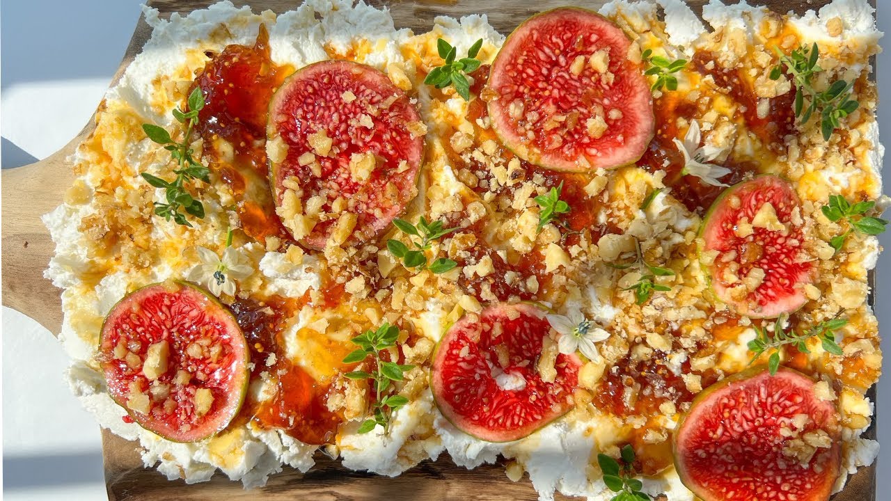 A Creamy Cheese Board is BETTER than a Charcuterie Board🤤 5 minutes to make! #shorts #viralshorts