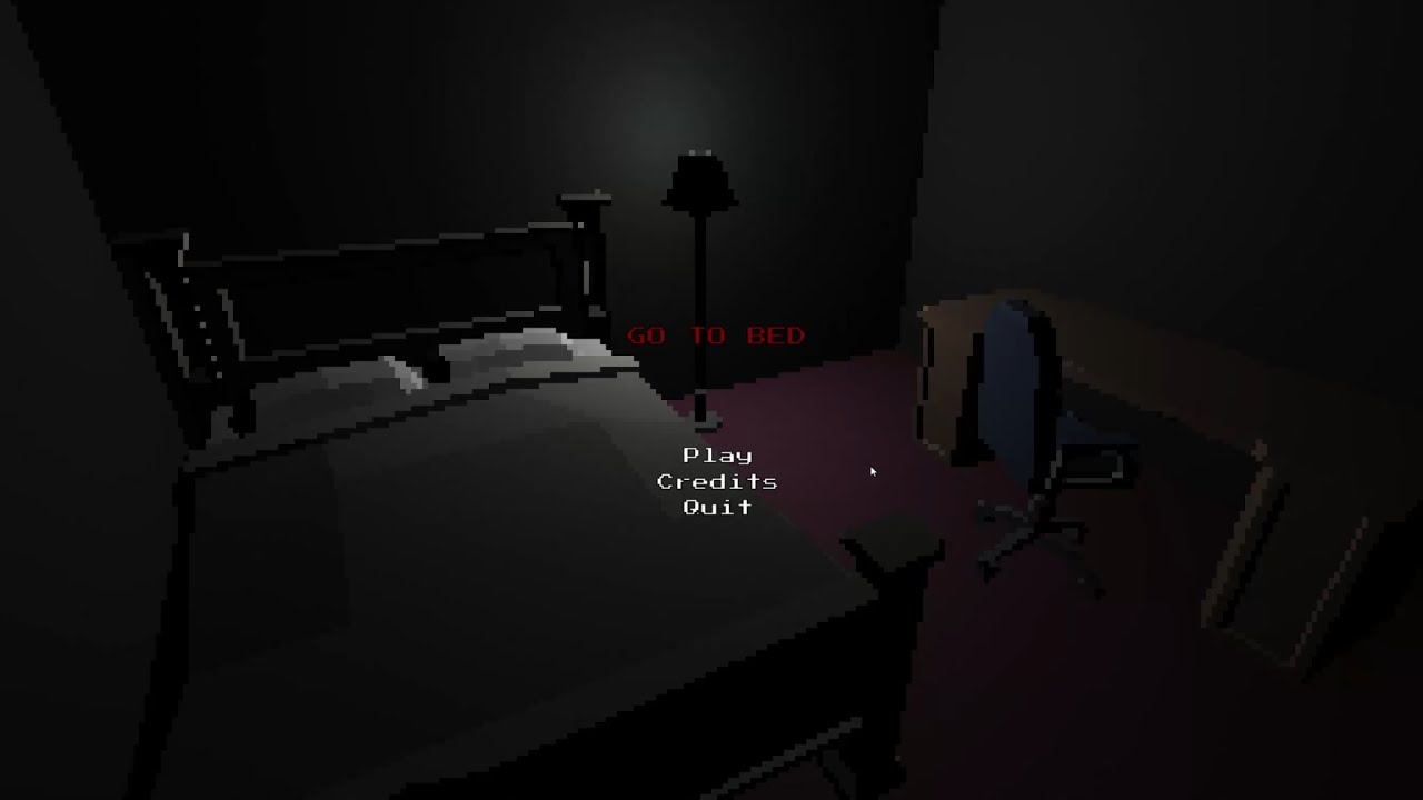 Go to bed- creepy protective measures 