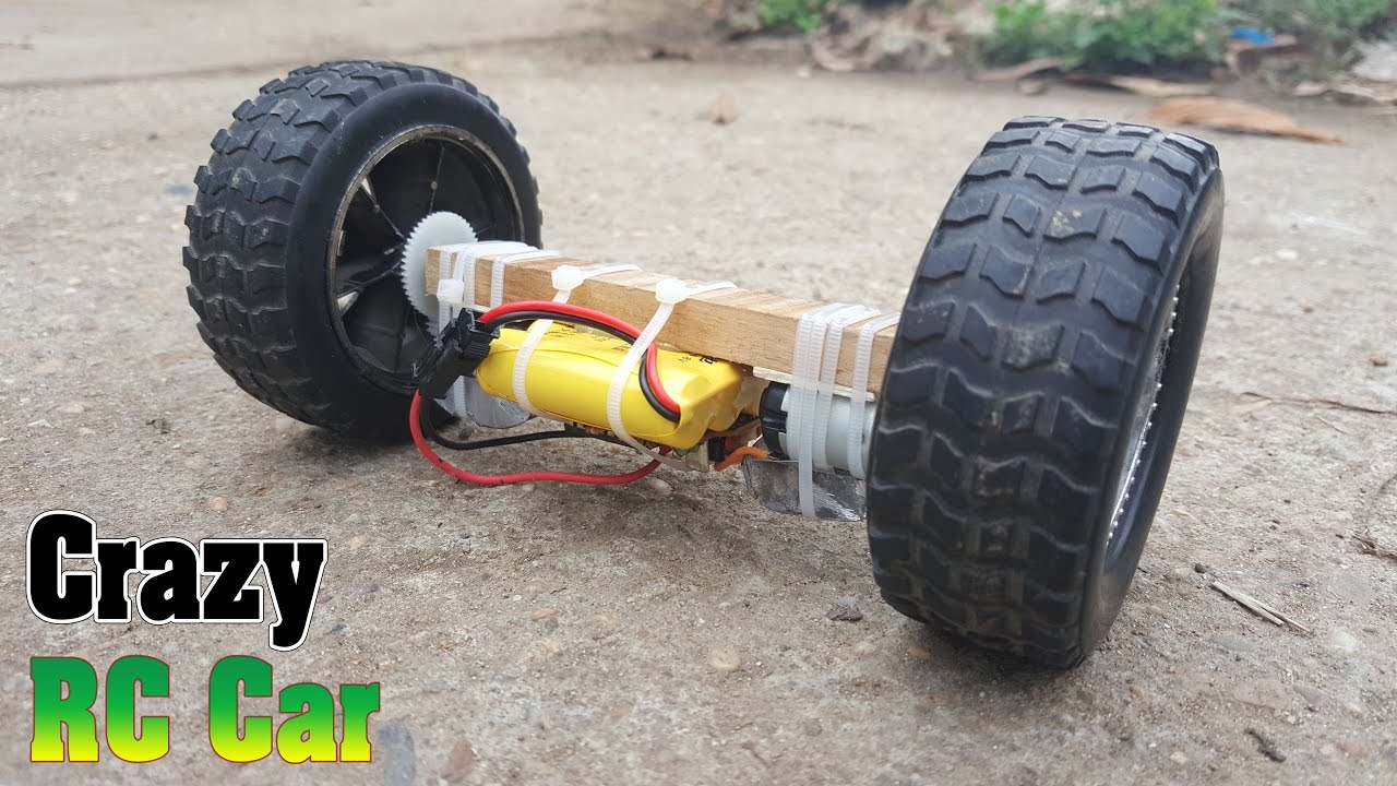 How to make Crazy RC Car two wheel