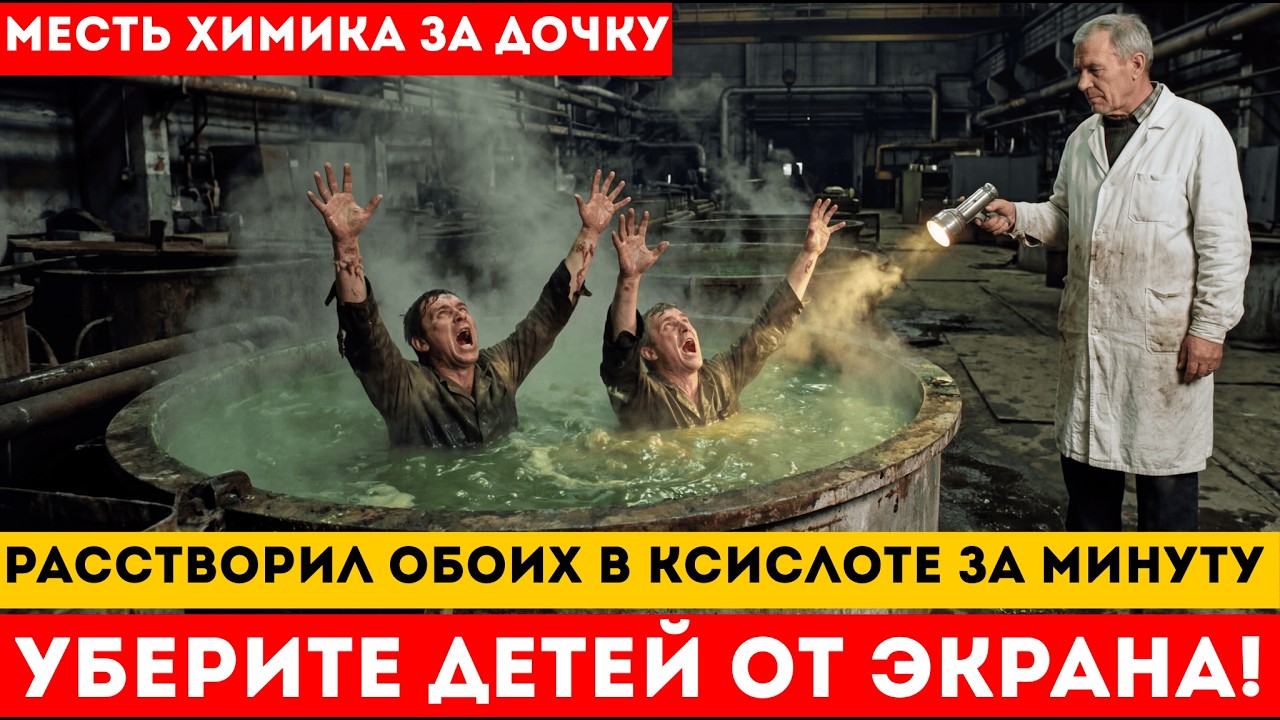 БАНДИТЫ РАССТВОРИЛИСЬ ПОЛНОСТЬЮ В КИСЛОТЕ ЗА 5 МИНУТ. МЕСТЬ ХИМИКА ЗА ДОЧКУ