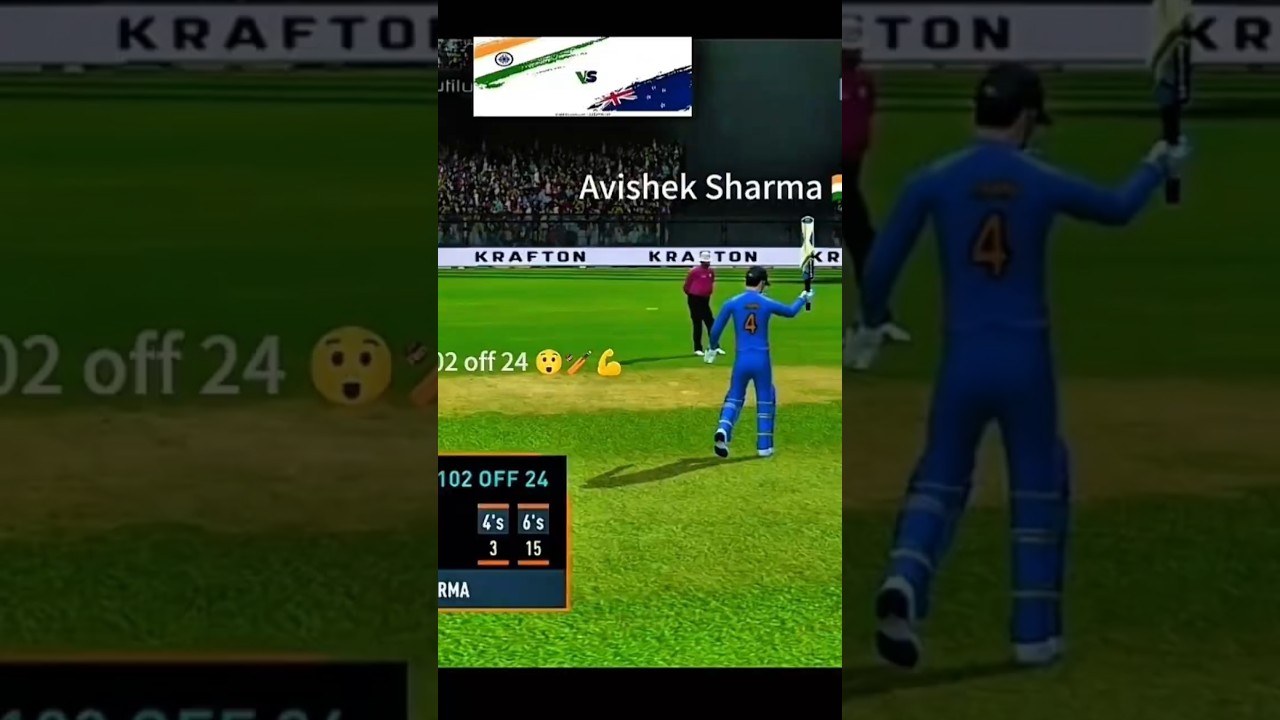 100 OFF 24 BALLS! 🔥 Unstoppable Batting in Real Cricket 24 🏏 