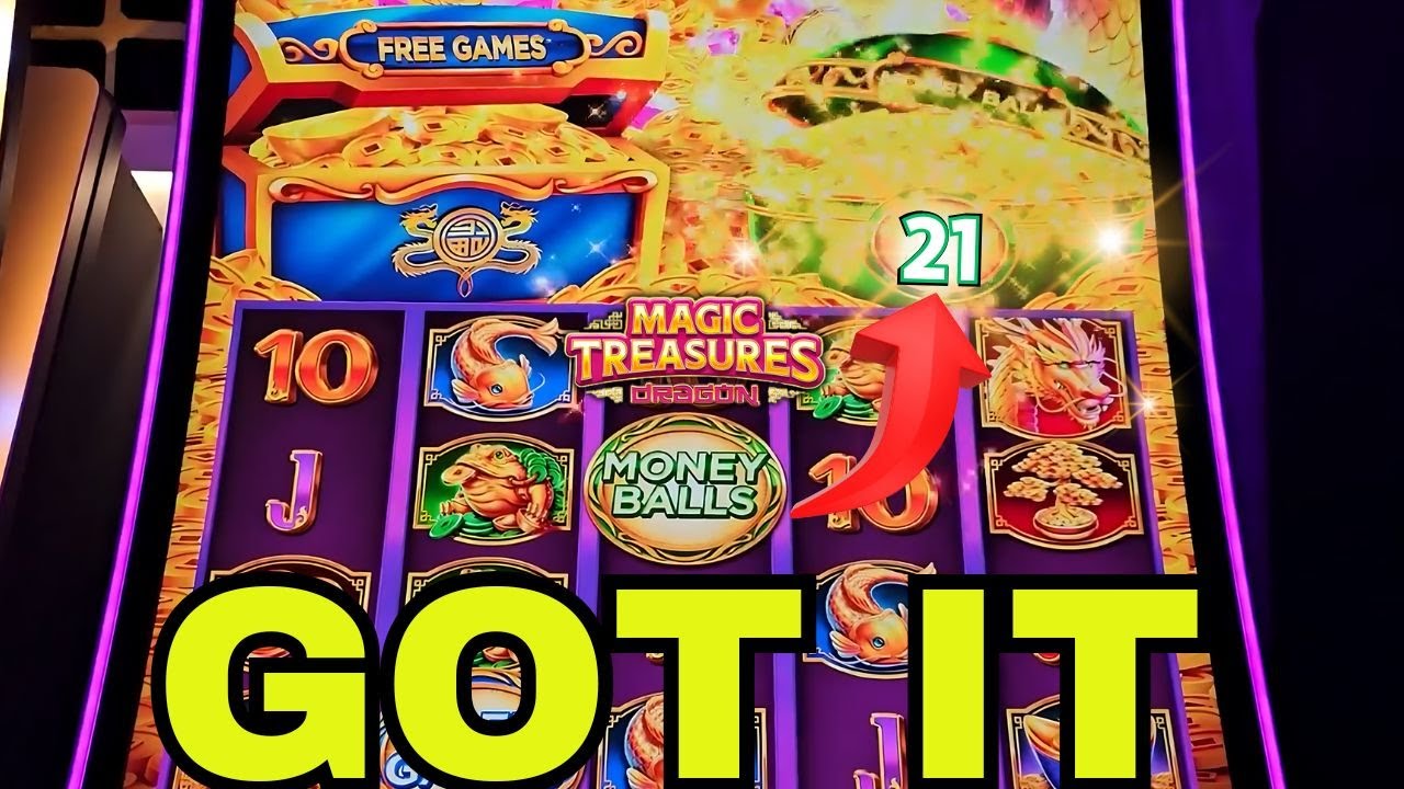 $120 SPINS YES I FINALLY GOT THE MONEY BALLS ON MAGIC TREASURES