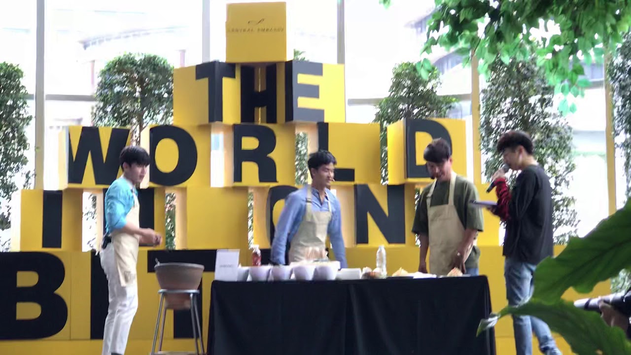 180813 TayNew - The World in One Bite @ Central Embassy Part 4