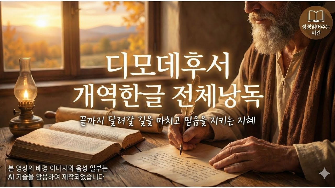디모데후서, 디모데후서개역한글전체듣기, 디모데후서듣기, 디모데후서시니어성경듣기