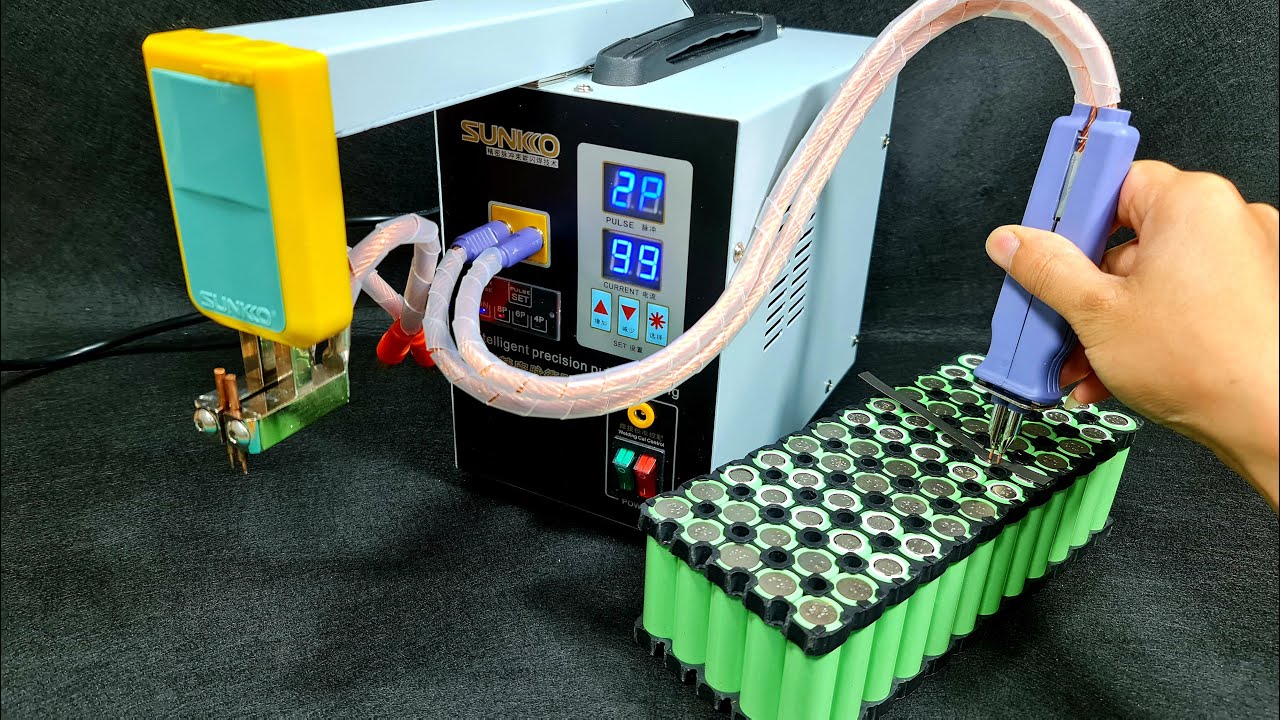 Unboxing and Test Spot Welding Machine New Upgraded - SUNKKO 738AL
