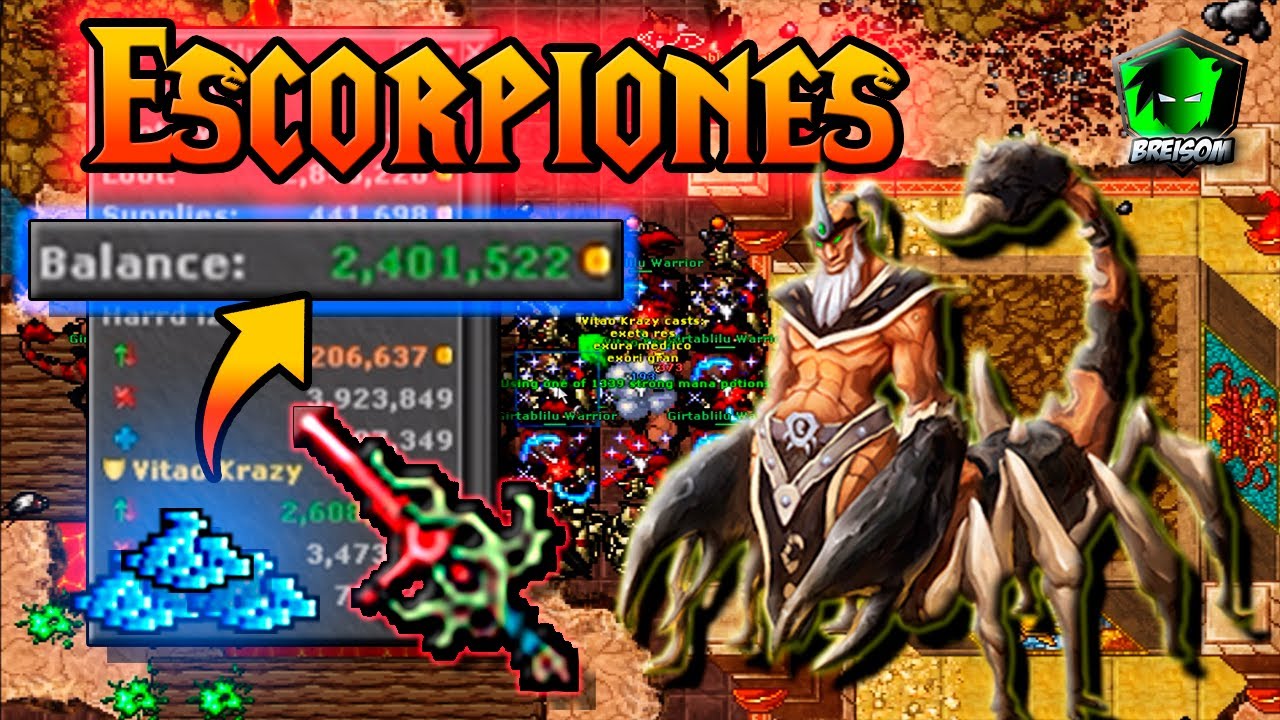 Otro Respawn PostNerfeo | Mi Vuelta Secreta En Escorpiones | Tibia Hunt duo Ek (400) Ed (300) 🤑