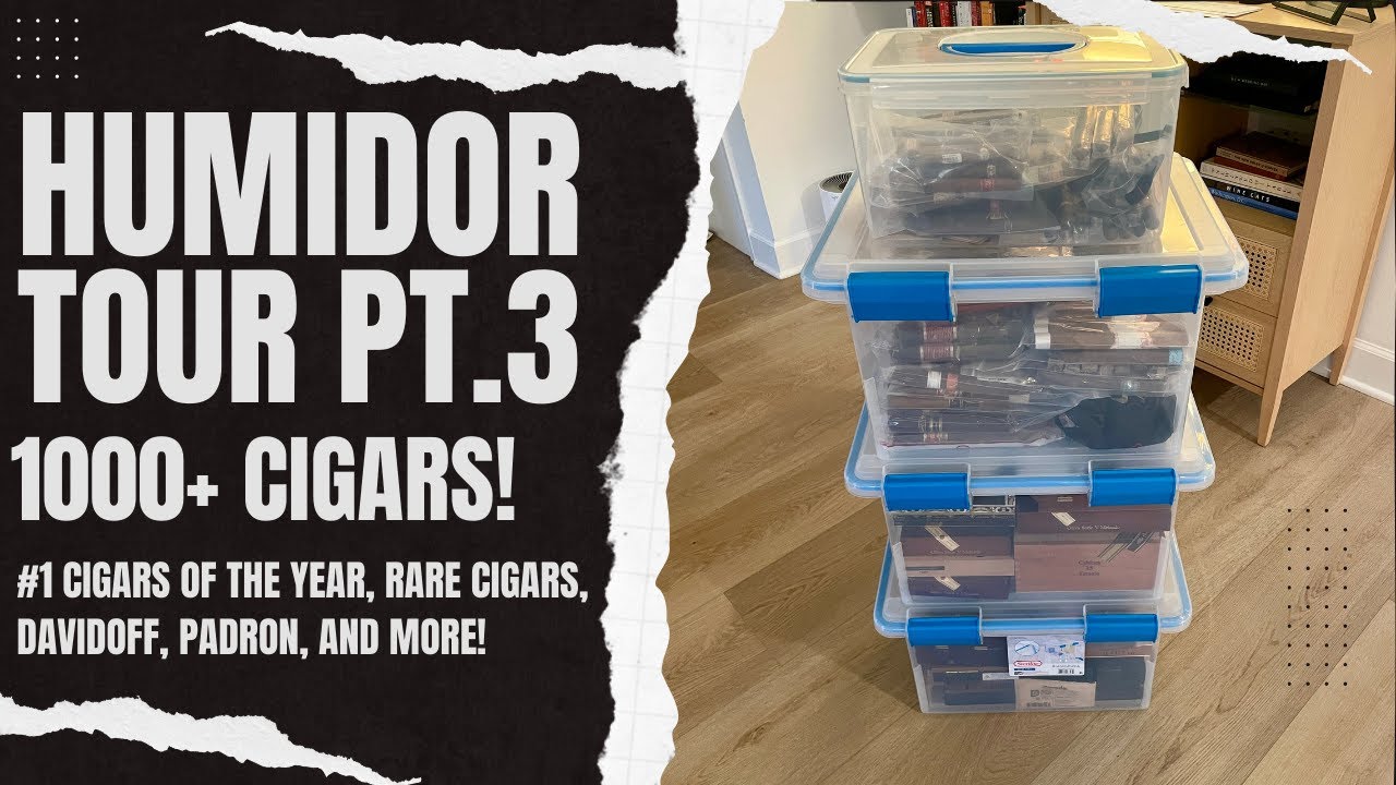 Cigar Humidor Tour Pt.3 | 1000+ Cigars | Box Worthy Cigars from Padron Davidoff Fuente