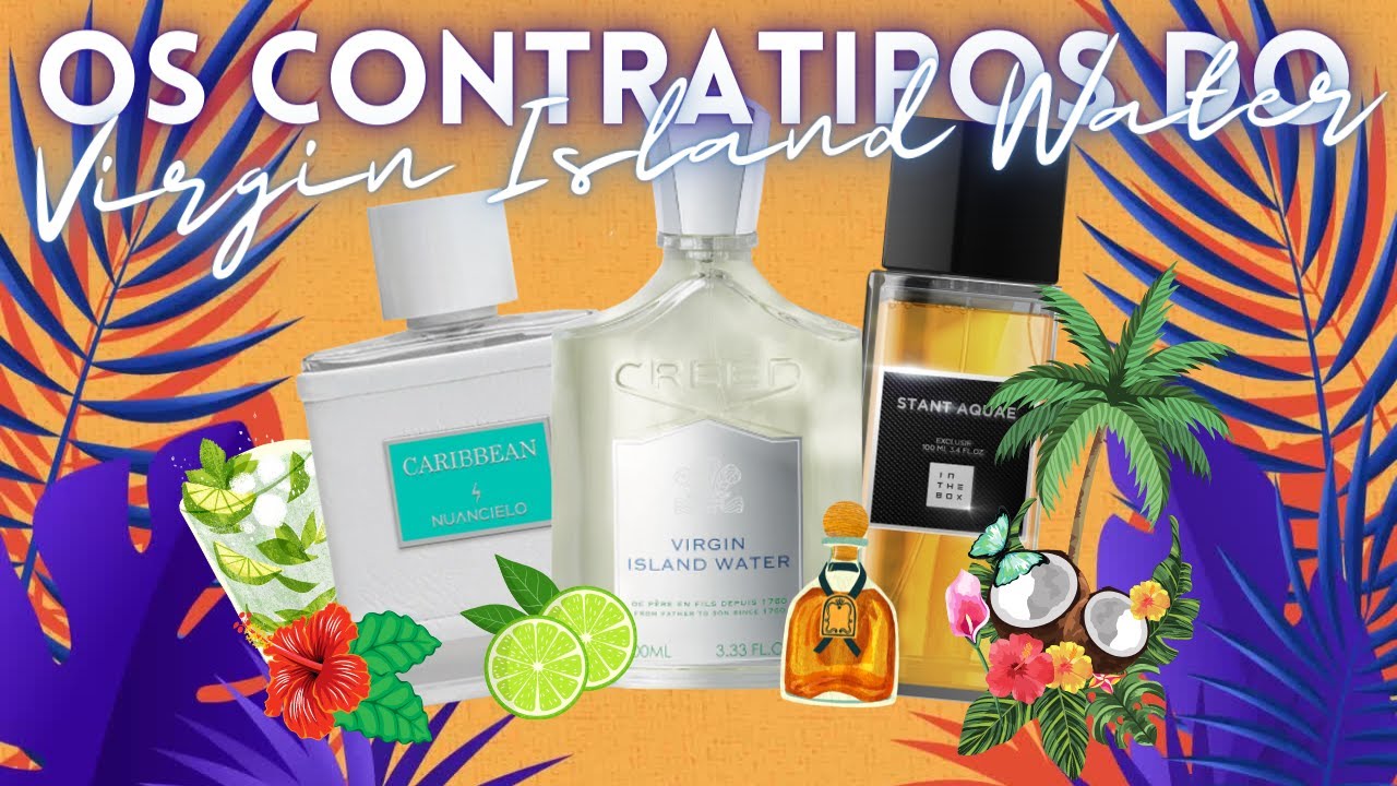 CARIBBEAN E STANT AQUAE - COMPARANDO OS CONTRATIPOS DO VIRGIN ISLAND WATER - QUEM &Eacute; MELHOR PRA VOC&Ecirc;?