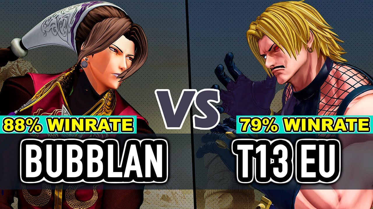 KOF XV ▰ BUBBLAN (Duo Lon/K'/Ash) vs T13 EU (Rugal/Ángel/Blue Mary) ▰ High Level Gameplay