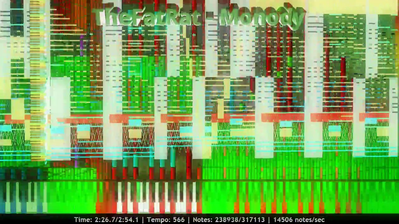 TheFatRat - Monody (1,000 Subs Special) // Impossible Piano Remix // Black MIDI // MusiMasta & MBMS