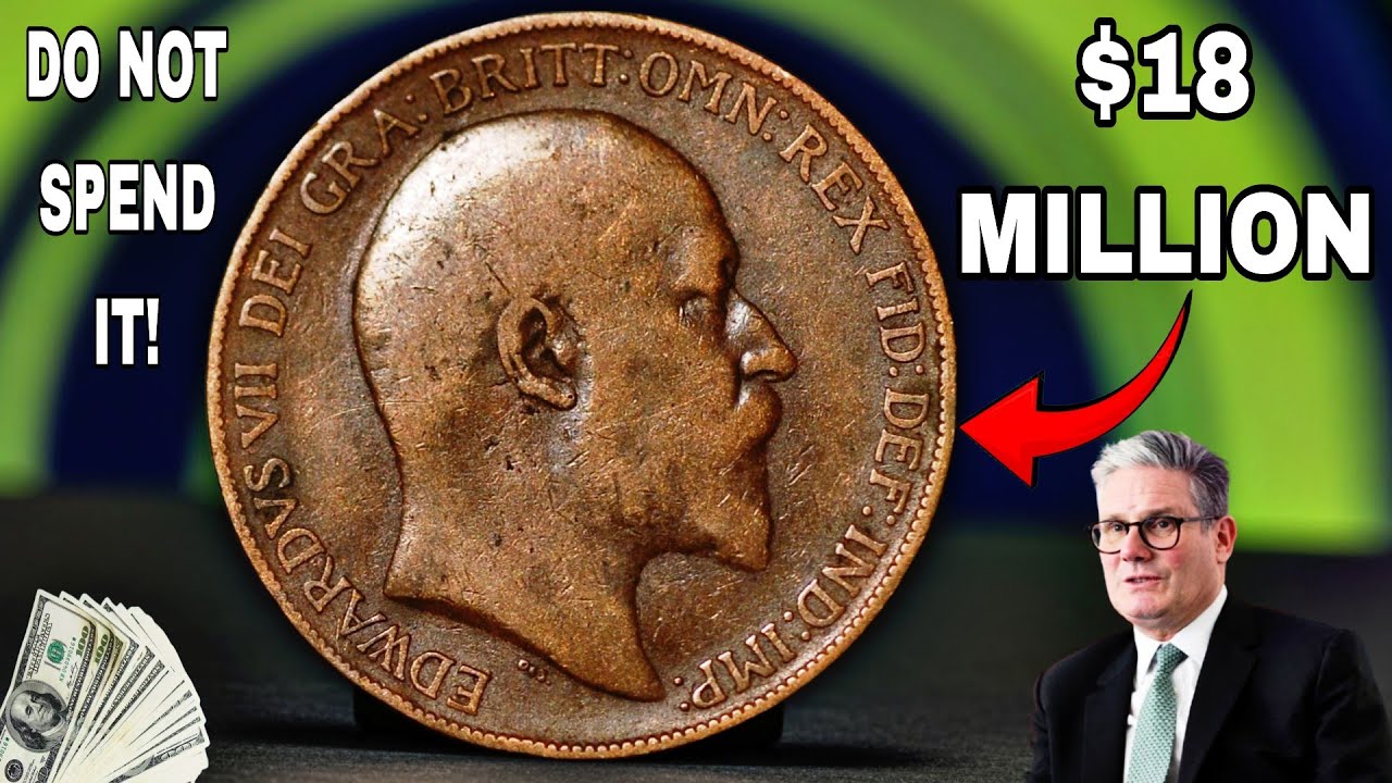 Unbelievable Auction Prices Top 10 Rare UK One Penny Coins Worth Thousands of Dollars!
