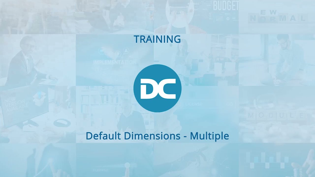 Setting Up Default Dimensions | Business Central Training Centre