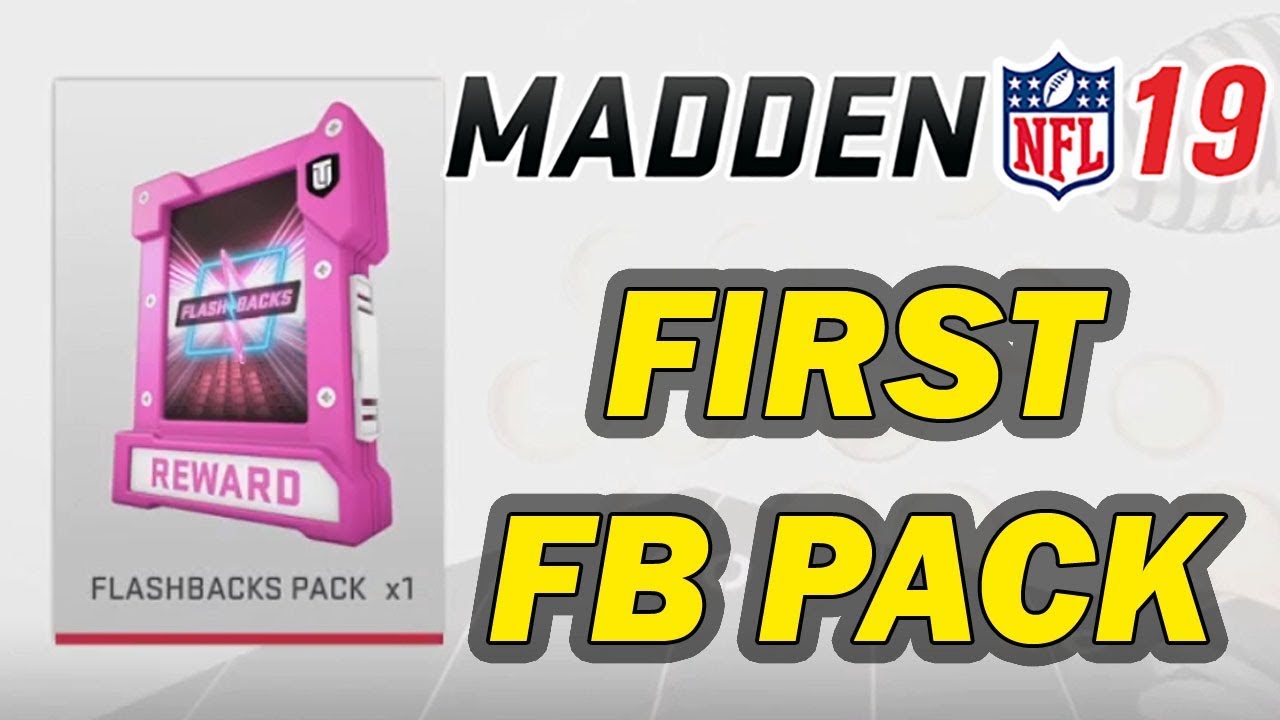 FLASHBACK PACK IN MUT 19!! MADDEN 19 ULTIMATE TEAM