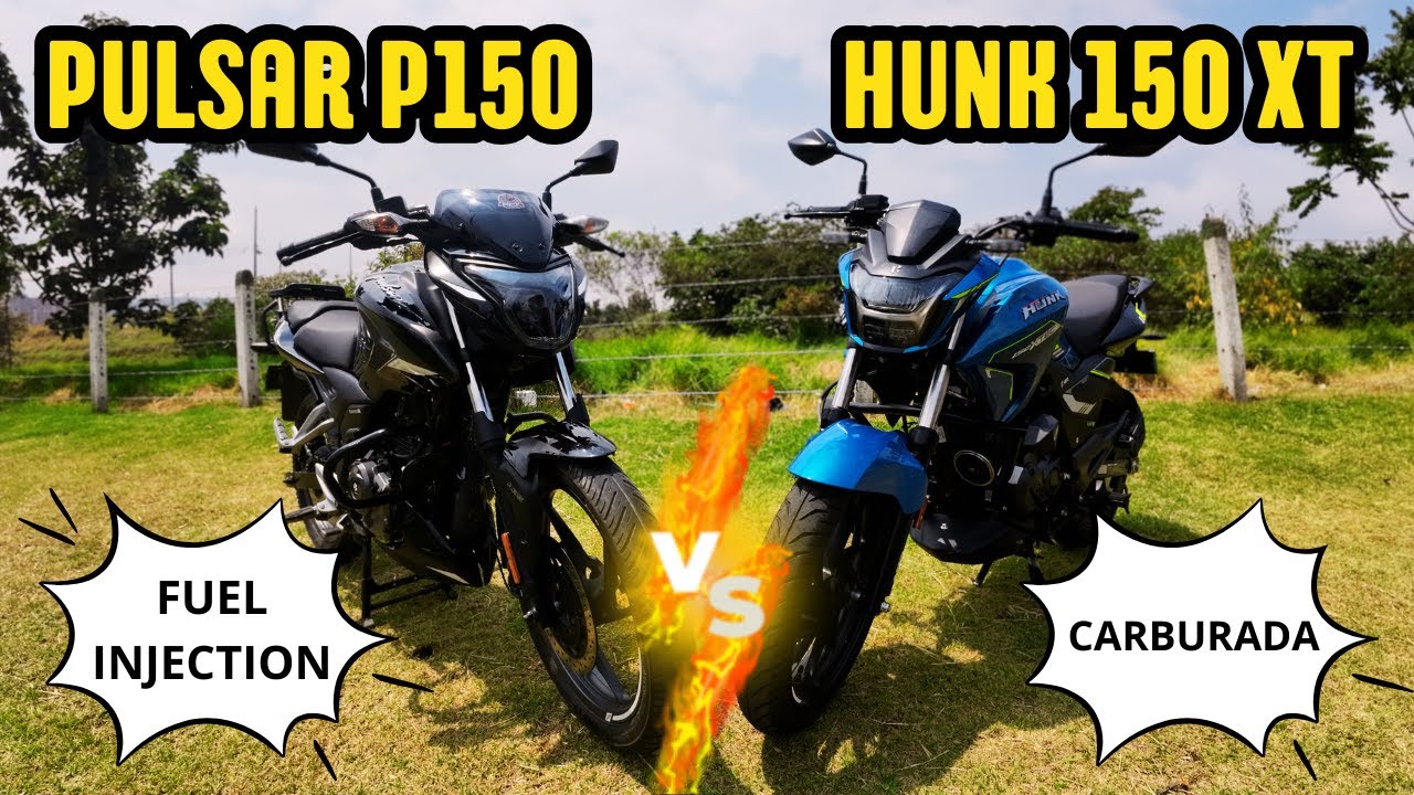 📊 COMPARATIVA: PULSAR P150 vs HUNK 150 XT 🔥 ¿CUÁL ES MEJOR?