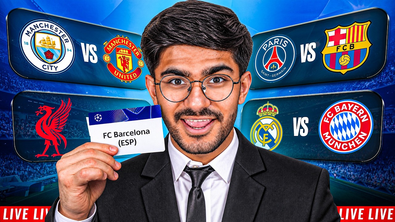 UEFA Champions League Draw 2026/27 LIVE REACTION