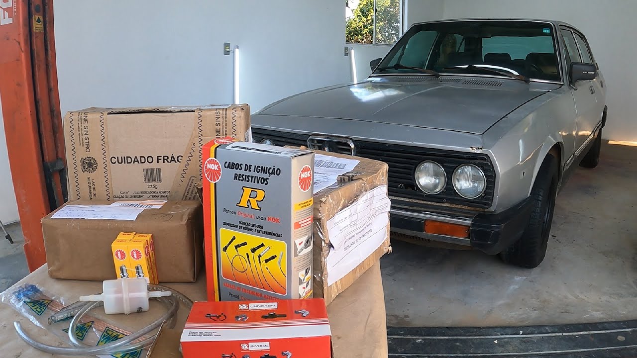 PRIMEIRO TRATO NO MOTOR DO ALFA ROMEO 2300!