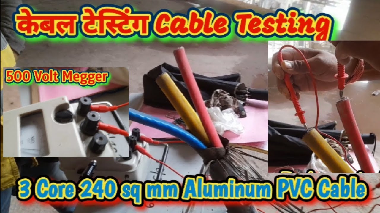 Megger Testing Of LT Cable //Cable IR Value Testing //Barun electricals