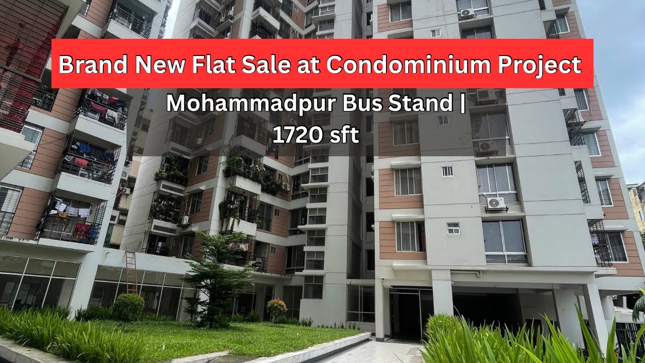 Unlock Your Dream Home: Ready-to-Move Flats for Sale in Mohammadpur's Exclusive Condominium Project!