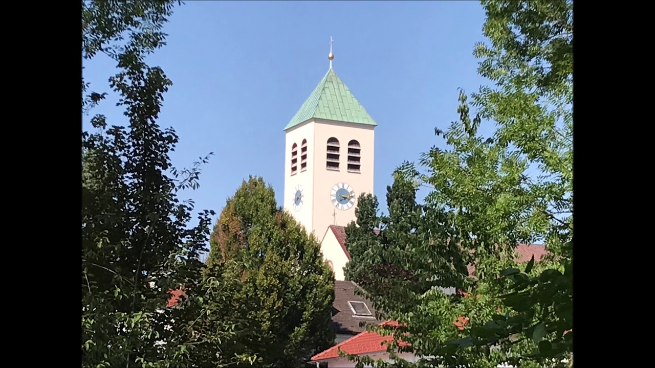 Straubing St. Michael Sonntageinläuten mit den Glocken 4 3 2