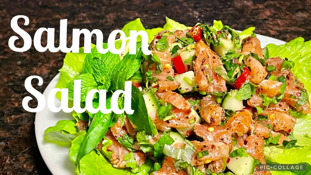 Salmon Salad | Larb Pla Salmon