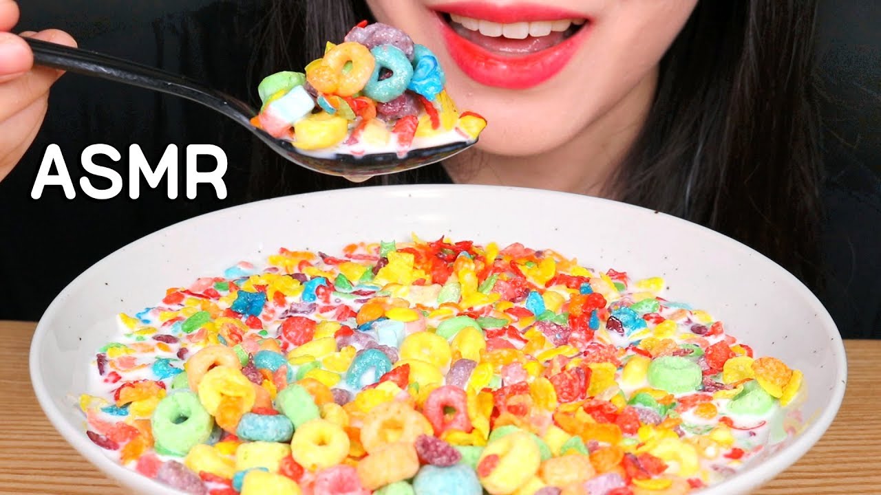 ASMR EATING CEREAL 외국 시리얼 먹방 咀嚼音 シリアル EATING SOUNDS NO TALKING MUKBANG